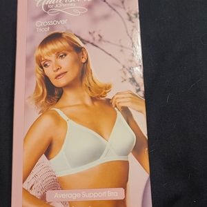Vtg JCPenney Crossover Tricot Seamless Support Bra